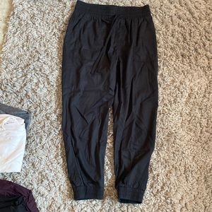 loose, black joggers